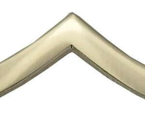 PVT Chevrons, 2 Posts & Clutch Backs, Pairs, Reg-1 Wide