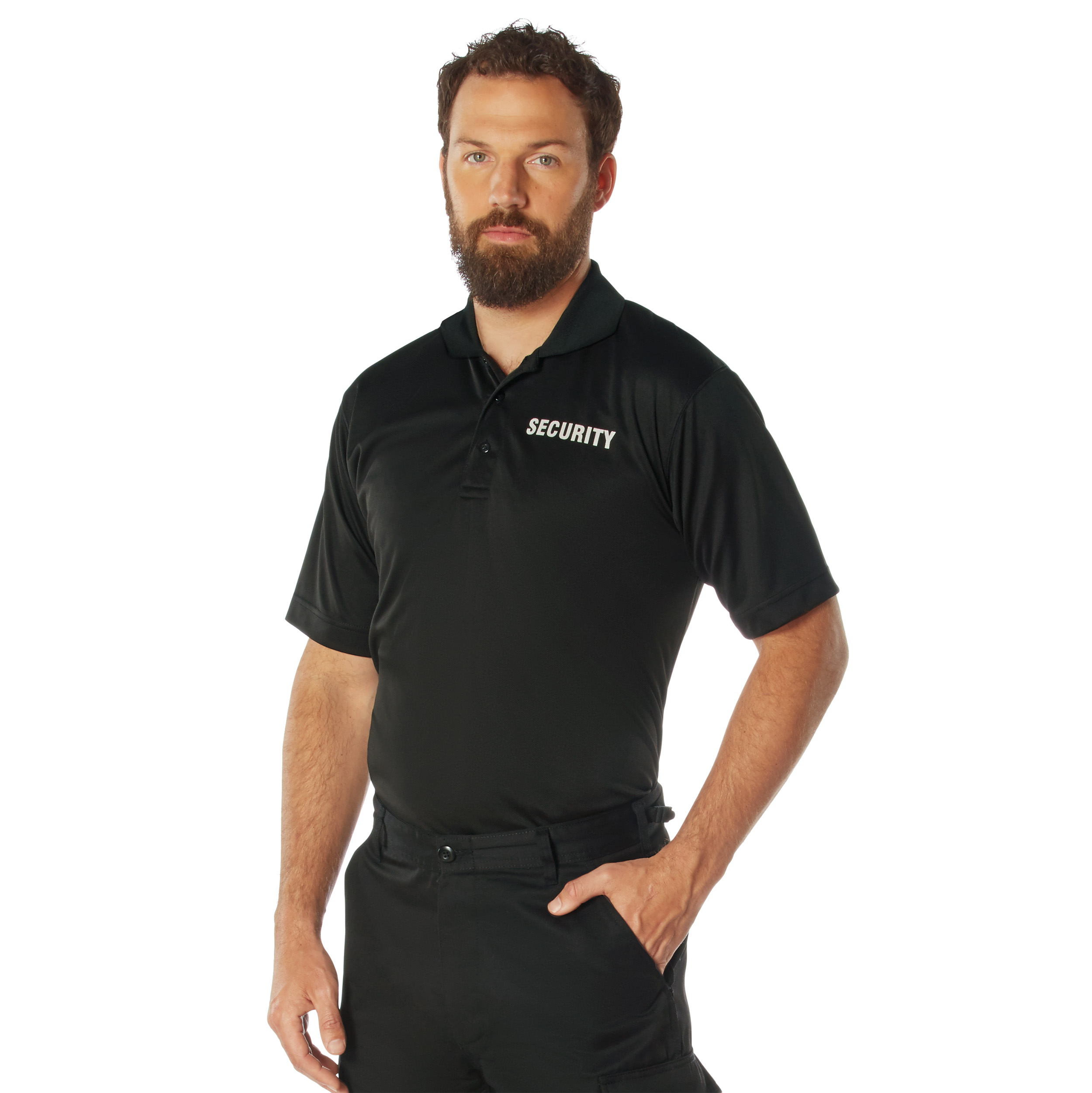 Rothco Moisture Wicking Security Polo Shirt - Image 3