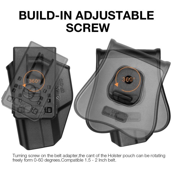 Gunflower OWB holster fit G19 Gen3-6G26 Gen3-5G19XG44G45 MOS - Image 2