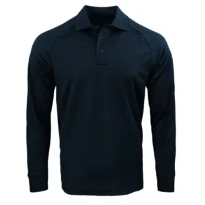 Men's Raglan Long Sleeve Utility Polo