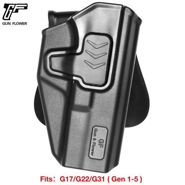 Gunflower OWB Holster Compatible with Glock 171926 Gen3-5Glock 19XGlock 44Glock 45 MOS