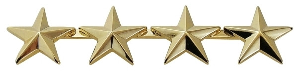 4 Stars, 2 Posts & Clutch Backs, Pairs, 5/8" High - Image 2