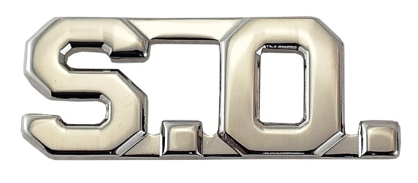 S.O. Die Struck Letters, 2 Posts & Clutch Backs, Pairs, 1/2" High S.O. Die Struck Letters, 2 Posts & Clutch Backs, Pairs, 1/2" High
