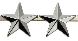 4 Stars, 2 Posts & Clutch Backs, Pairs, 5/8" High